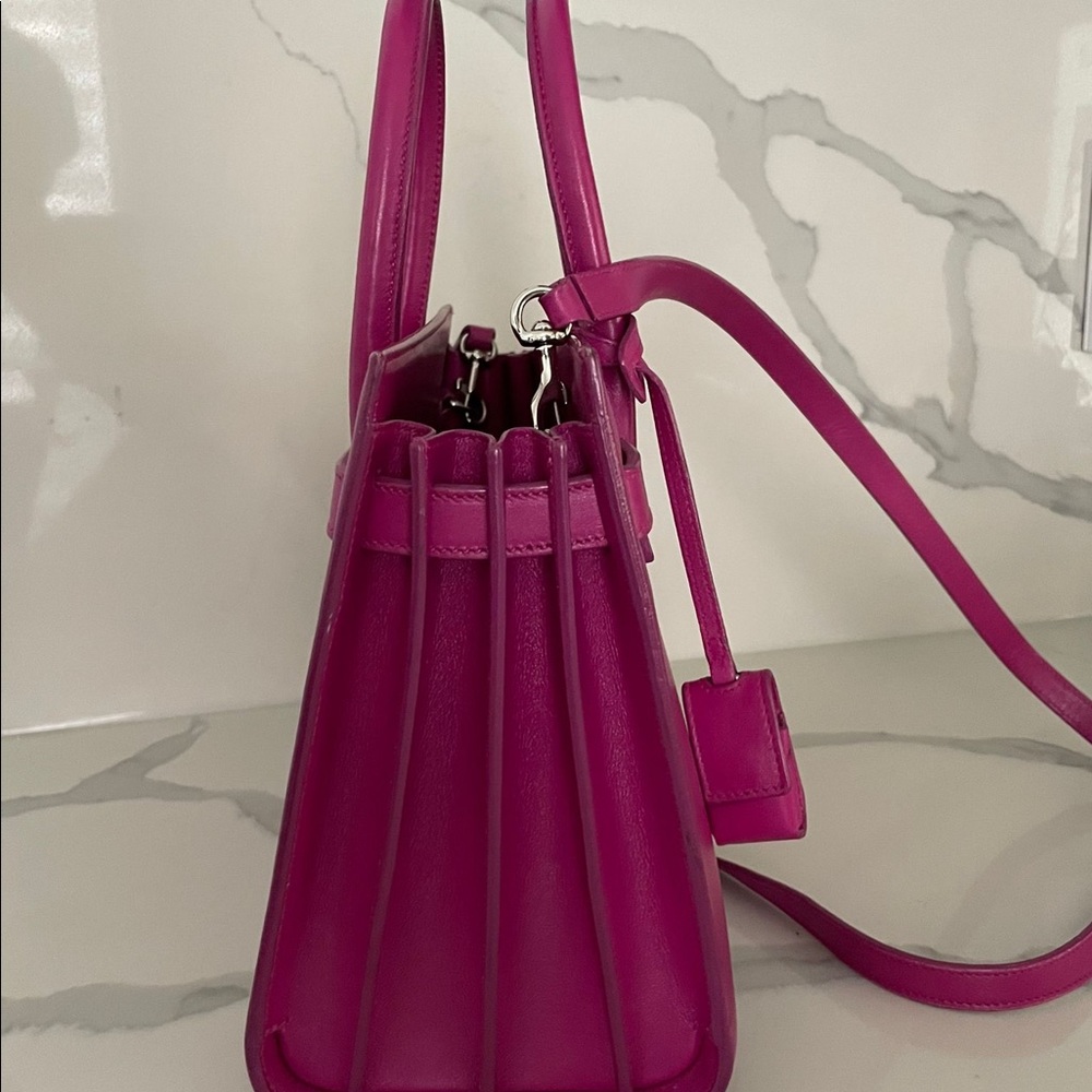 Saint Laurent Top Handle Bag baby sac de jour calfskin leather - Picture 9 of 16